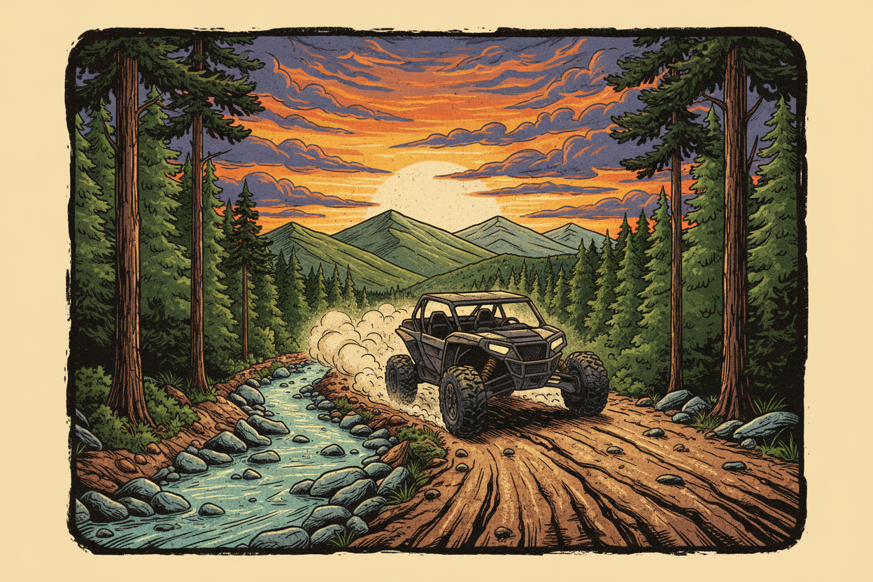 Side-by-Side on Kentucky Mountain Trail